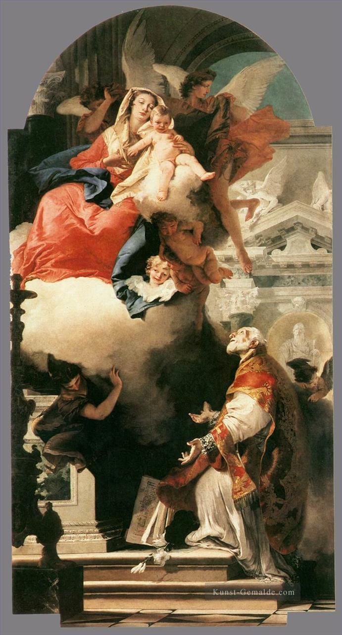 Die Jungfrau die zu St Philip Neri Giovanni Battista Tiepolo erscheint Ölgemälde
